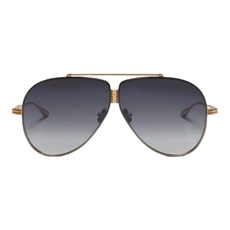 Valentino Pilot Frame Sunglasses-1