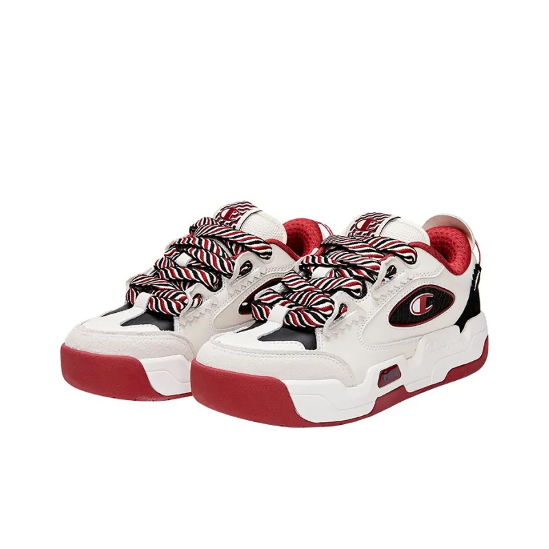 Champion Valve V2 Low Top Skateboard Shoes Unisex Red-1