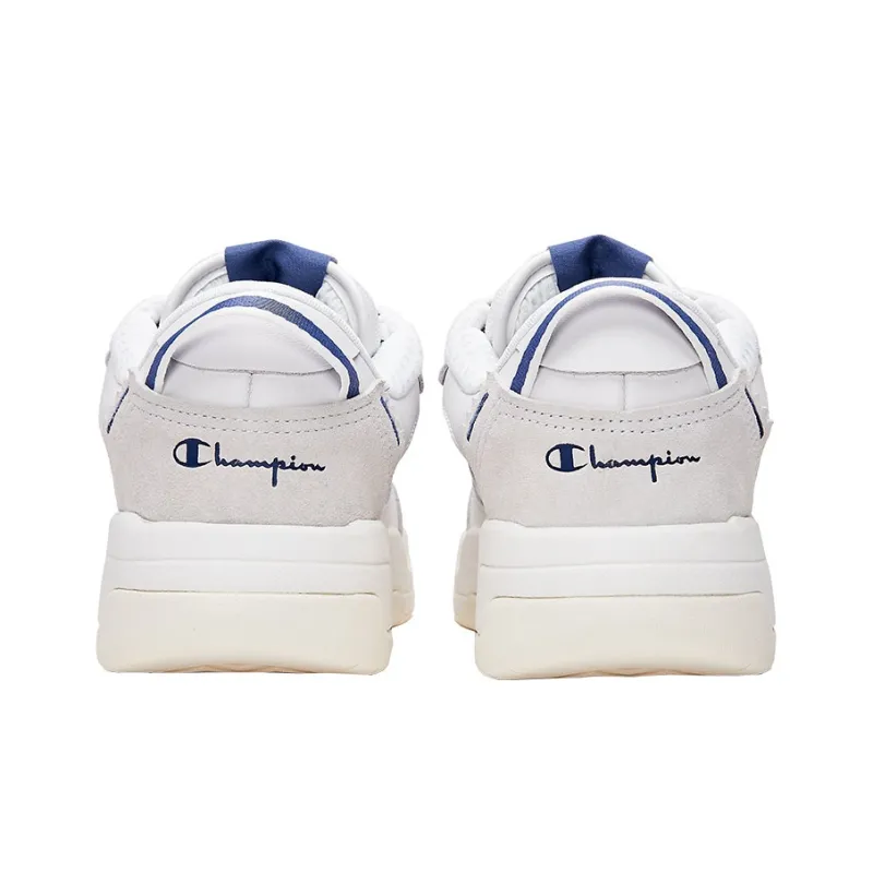 Champion Valve V2 Slip Resistant Cushioning Low Top Skateboard Shoes Unisex White-3