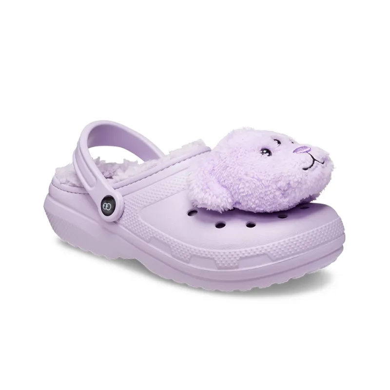 Crocs Classic Lined Clog Lazy Oaf Three Eyed Teddy-2