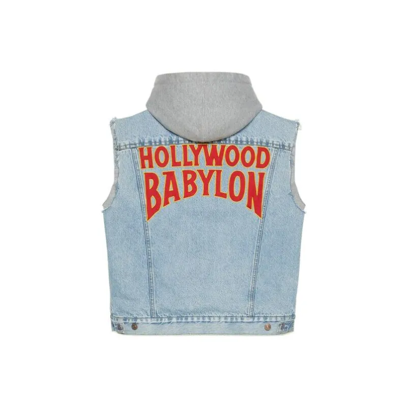 GUCCI Denim Sleeveless Jacket-6