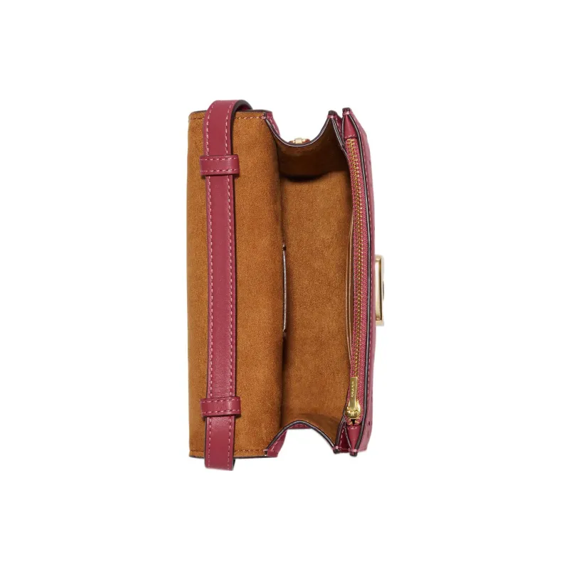 COACH Premium Calfskin Shoulder Bag Crossbody Bag Mini Women's Rouge Red-2
