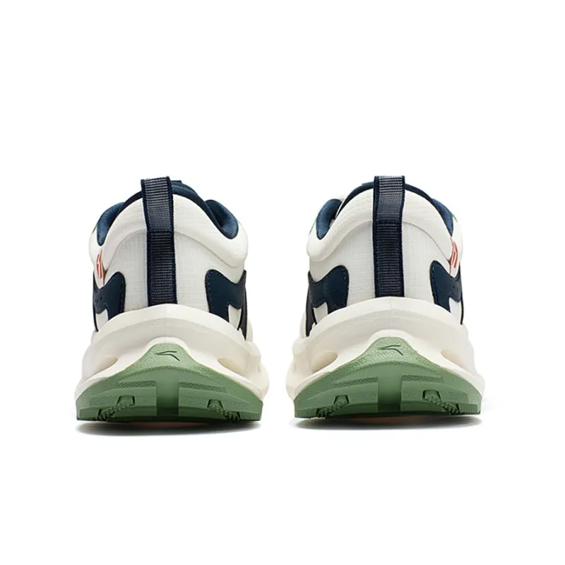 361° Wind Chain Wear resistant And Lightweight Low Top Running Shoes Men's White Blue-3
