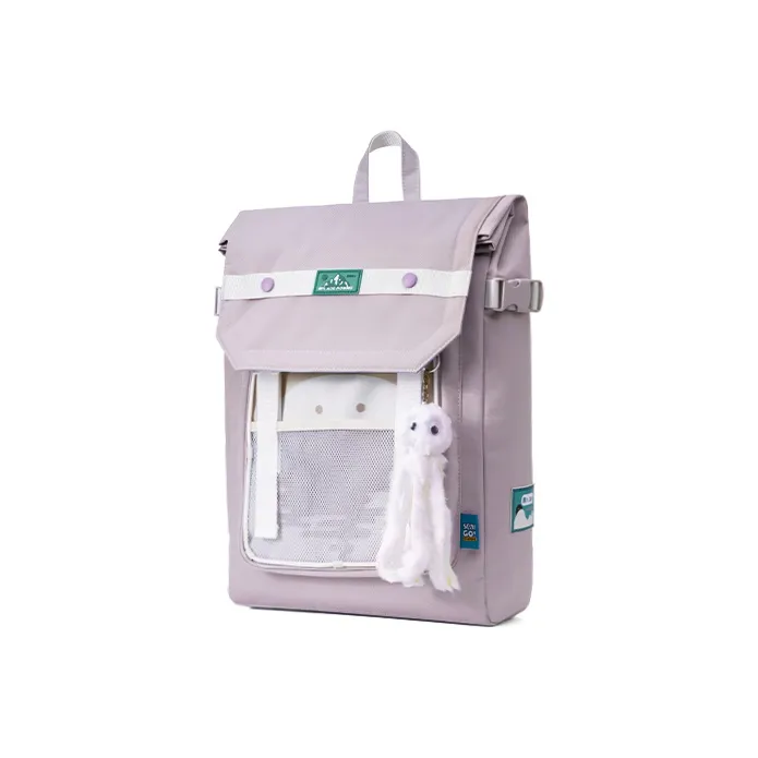 MR.ACE HOMME Polyester Laptop Backpack Regular Unisex White-12