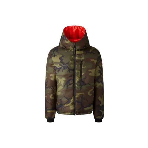 Canada Goose Lodge Series Down Jackets Men Green Camouflage