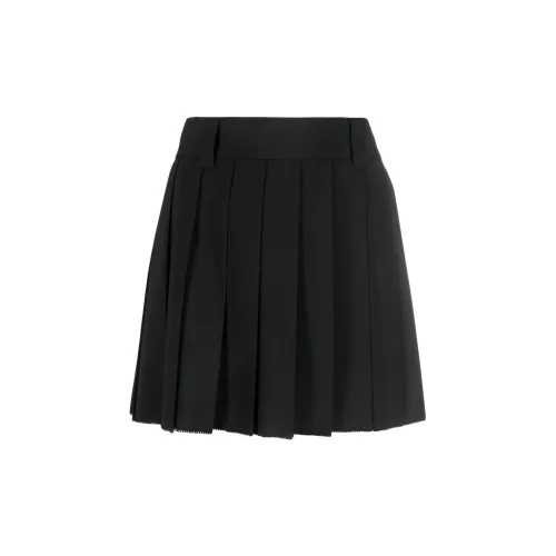 MIU MIU Casual Short Skirts Women's Black