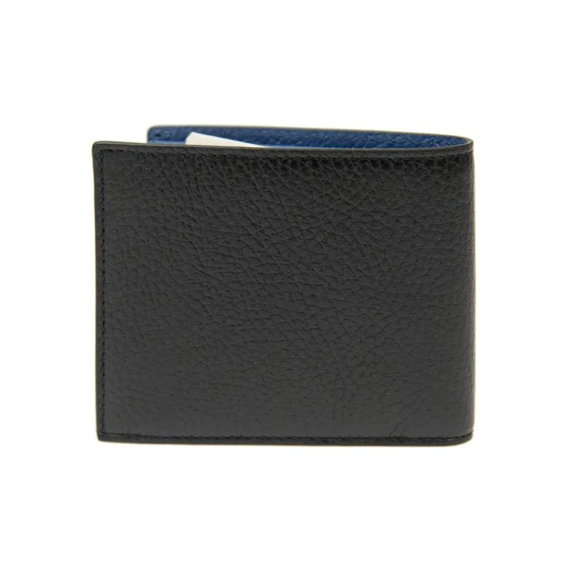 GUCCI Interlocked Gg Bifold Wallet 6 Card Slot Black/Blue-2
