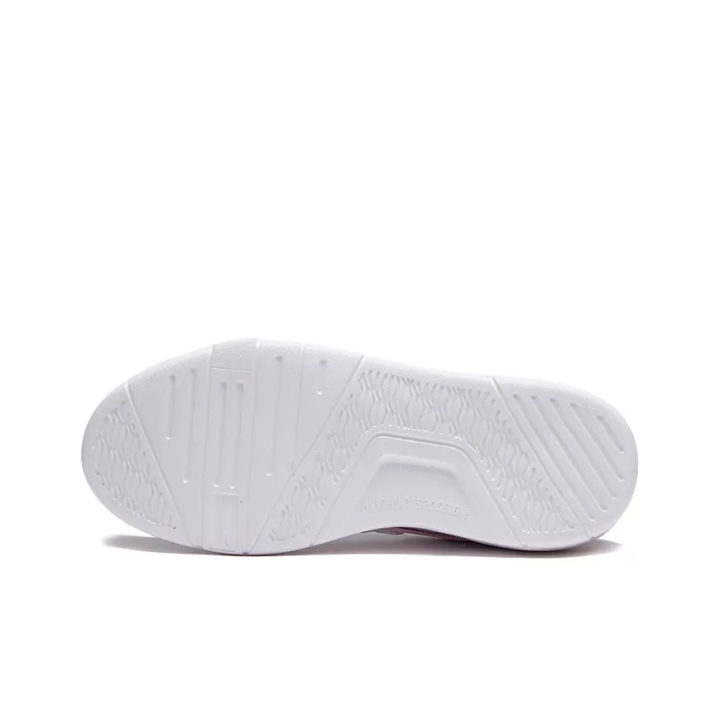 LiNing Lite Slip Resistant, Abrasion Resistant, Lightweight Low Top Skateboard Shoes Women's White Pink Purple-4