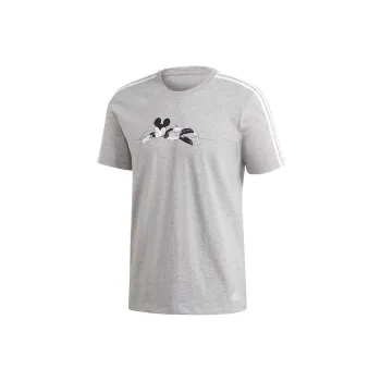 Disney X Adidas T Shirts Unisex Gray