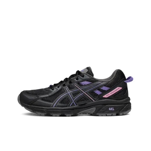 Asics Gel-Venture 6 Running Shoes Women's Low-Top Black/Purple