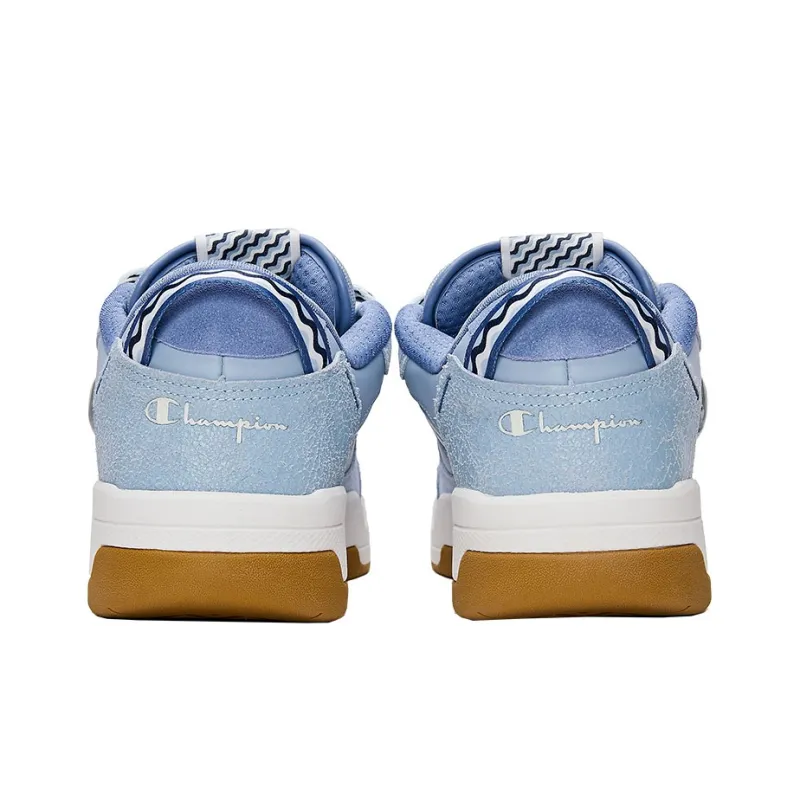 Champion Essentials Collection Valve V2 Puffy Shoes Low Top Skateboard Shoes Men's Light Blue-3