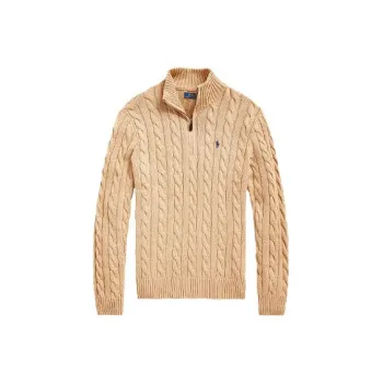 Polo Ralph Lauren Cashmere Sweaters Men Khaki