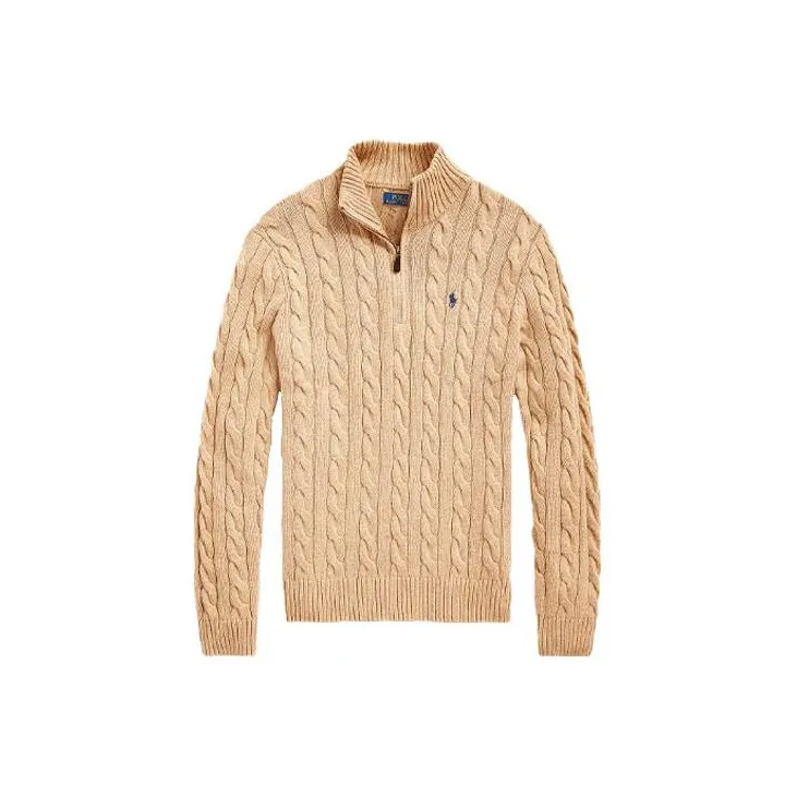 Polo Ralph Lauren FW22 Cashmere Sweater Men's Khaki-0