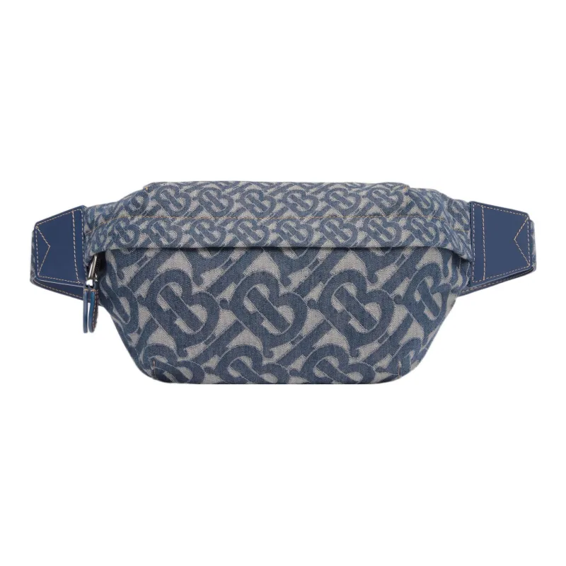 Burberry Denim Crossbody Bag Sling Bag Fanny Pack Regular Men's Indigo-0