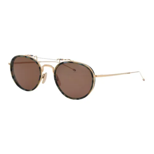 THOM BROWNE Sunglasses Unisex Brown