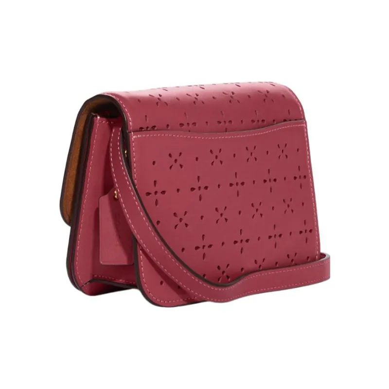 COACH Premium Calfskin Shoulder Bag Crossbody Bag Mini Women's Rouge Red-1
