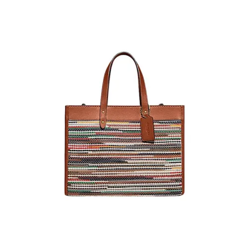 COACH Field Cow Leather Tote Bag Shopping Bag Handbag Shoulder Bag Crossbody Bag Large Size Women's