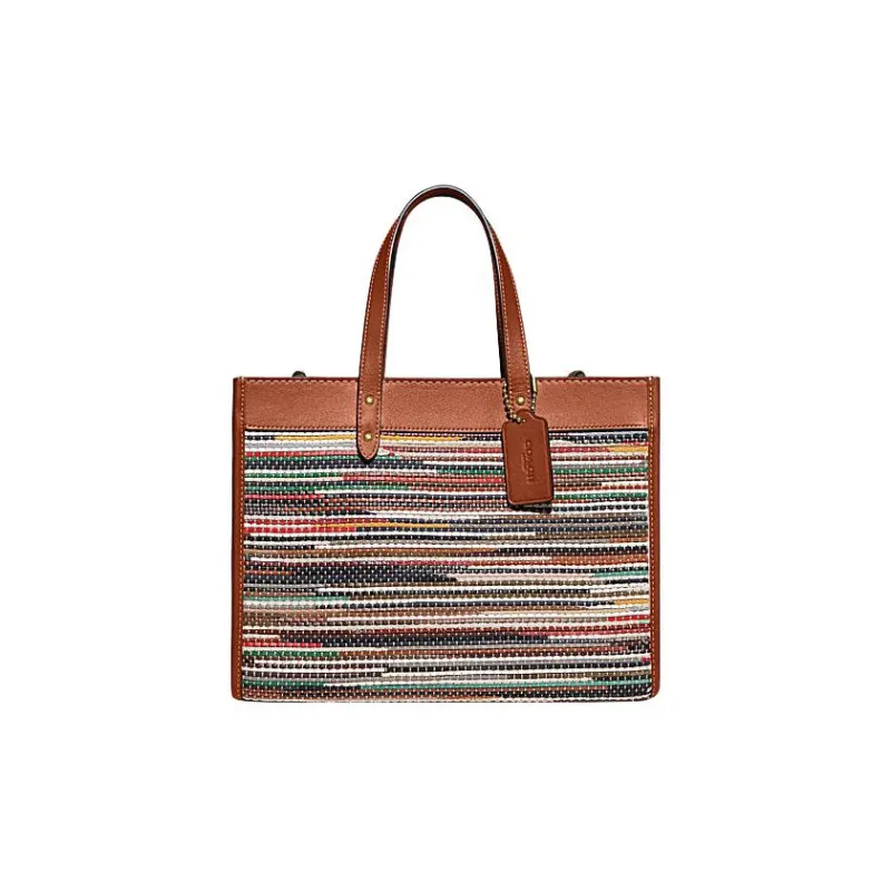 COACH Field Cow Leather Tote Bag Shopping Bag Handbag Shoulder Bag Crossbody Bag Large Size Women's-0