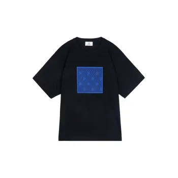 Cheng Jin Yi Bureau Elbow-Length Sleeved T-Shirt Unisex Black