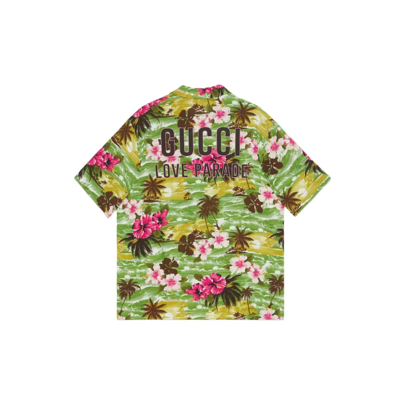 GUCCI Printed Bowling Shirt-1