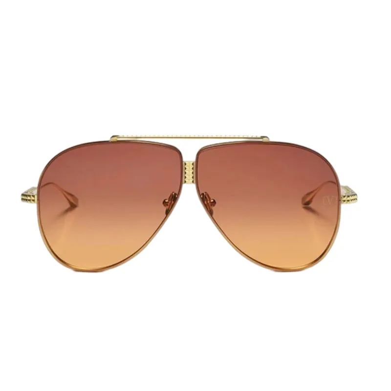 Valentino Pilot Frame Sunglasses-1