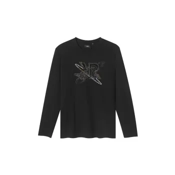 RARE FW22 Long Sleeved T Shirt Men's Black