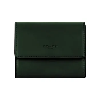 COACH Leather Coin Purse Card Holder, Wallet Regular Women's Jasper