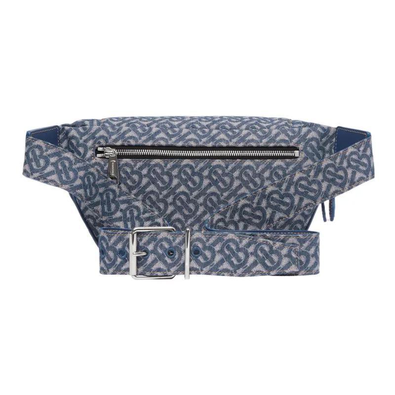Burberry Denim Crossbody Bag Sling Bag Fanny Pack Regular Men's Indigo-2