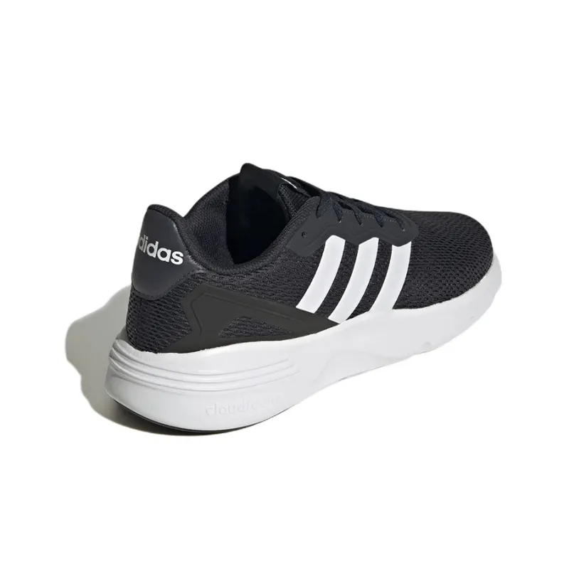 Adidas Neo Nebzed Cloudfoam Wear-resistant Non-slip And Breathable Low-Top Casual Shoes Men's Black White-3
