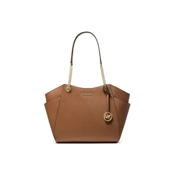 MICHAEL KORS Leather Sycee Bag, Tote Bag, Shopping Bag, Handbag, Shoulder Bag Women's Caramel