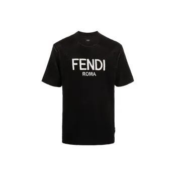 FENDI T Shirts Men Black