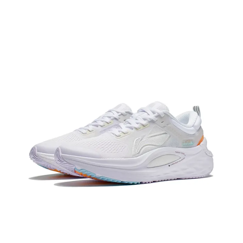LiNing Furious Rider 6.0 Support Lightweight Low Top Running Shoes Men's White-2