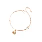 Fu Character Pendant Sterling Silver Bracelet-M