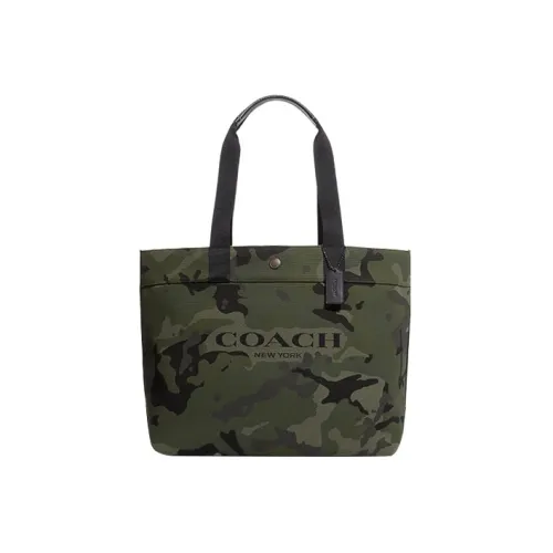 COACH Men Canvas Shoulder Bag