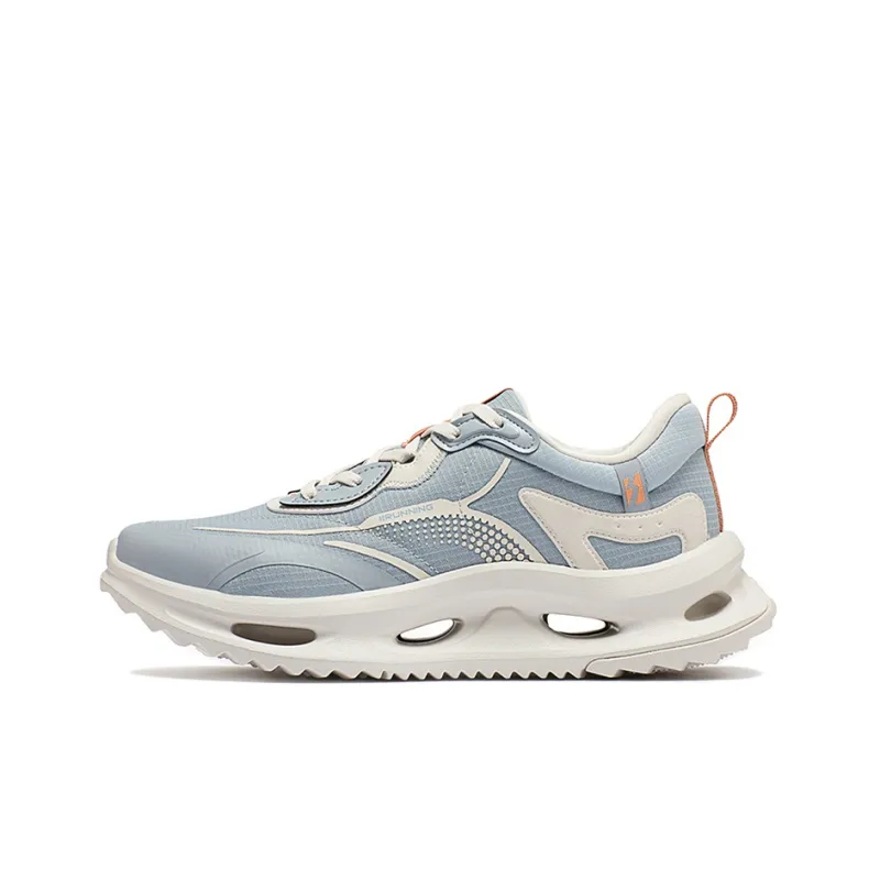 361° Wind Chain Low Top Running Shoes Men's Misty Blue-0