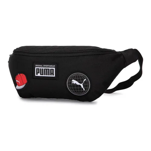 PUMA Fabric Shoulder Bag Crossbody Bag Fanny Pack Regular Unisex Black