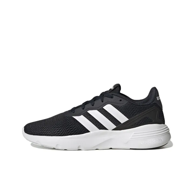 Adidas Neo Nebzed Cloudfoam Wear-resistant Non-slip And Breathable Low-Top Casual Shoes Men's Black White-0