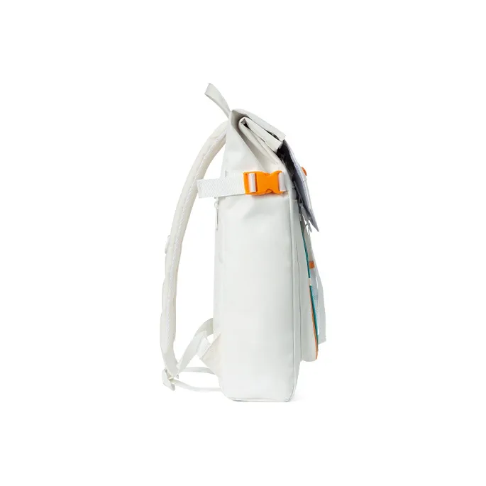 MR.ACE HOMME Polyester Laptop Backpack Regular Unisex White-4