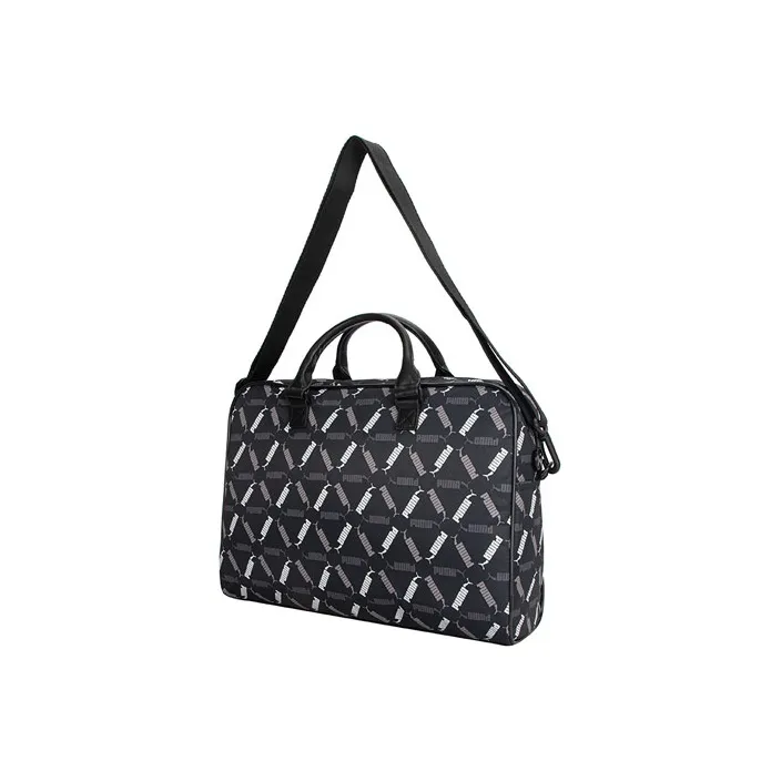 PUMA Artificial Leather One Shoulder Handbags Unisex Black-1