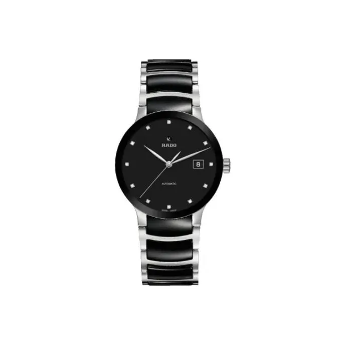 RADO Crystal Collection Automatic Mechanical Movement Men's Watches Watch 38mm Black Dial-0