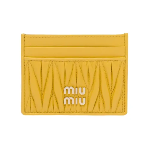 MIU MIU Matelassé Card Holders