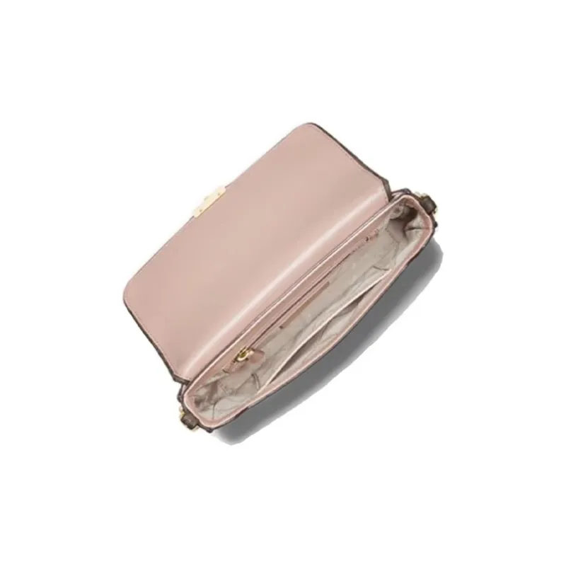MICHAEL KORS Bradshaw Patent Leather Crossbody Bag Trumpets Women's Pink-2