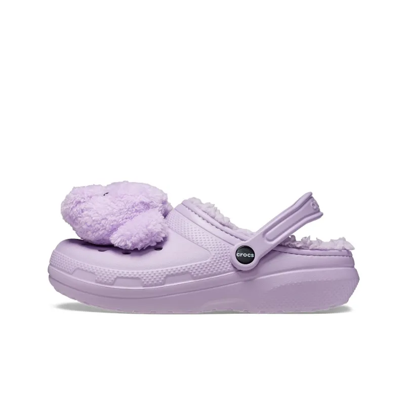 Crocs Classic Lined Clog Lazy Oaf Three Eyed Teddy-0