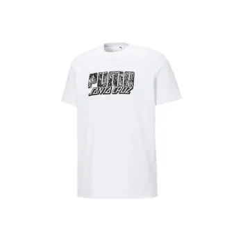 Santa Cruz X PUMA T Shirts Men White