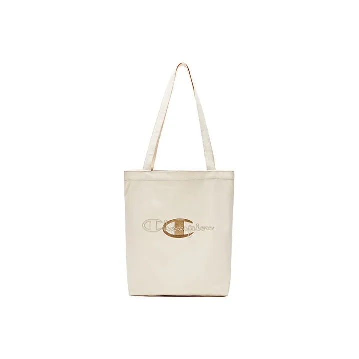 Champion Canvas Handbag Shoulder Bag Regular Unisex Milk White/Iron Blue-0