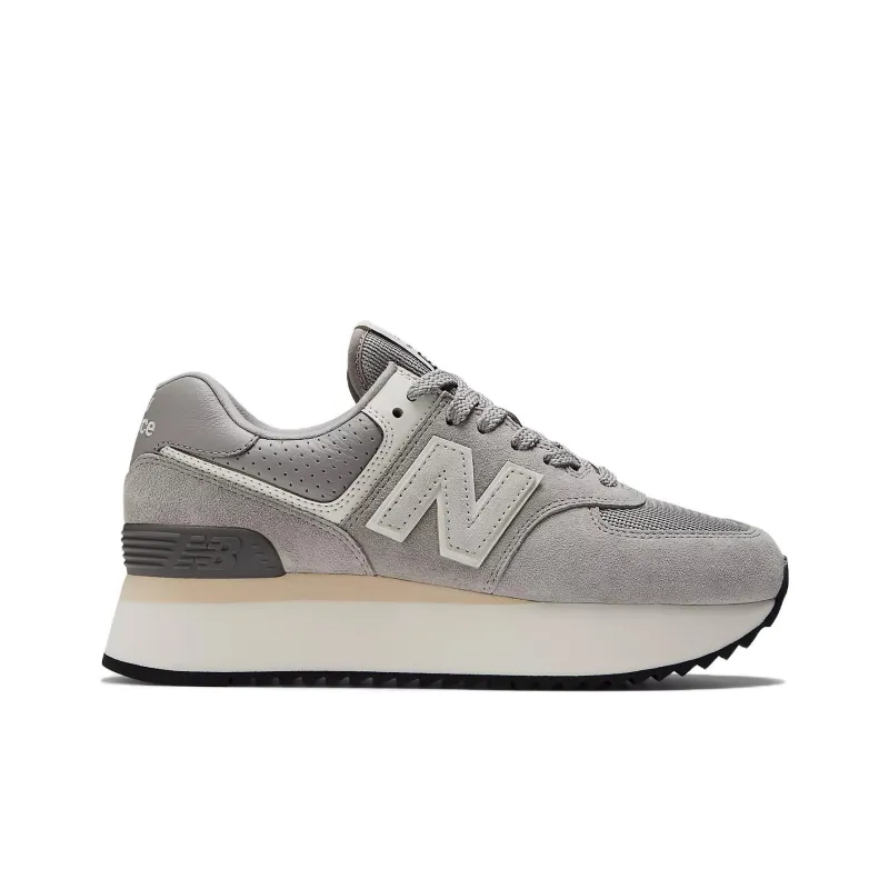 New Balance 574 Plus Grey Women's-1