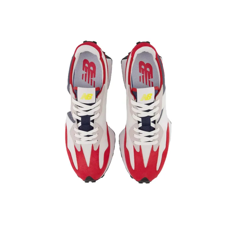 New Balance 327 Natural Indigo Team Red-3