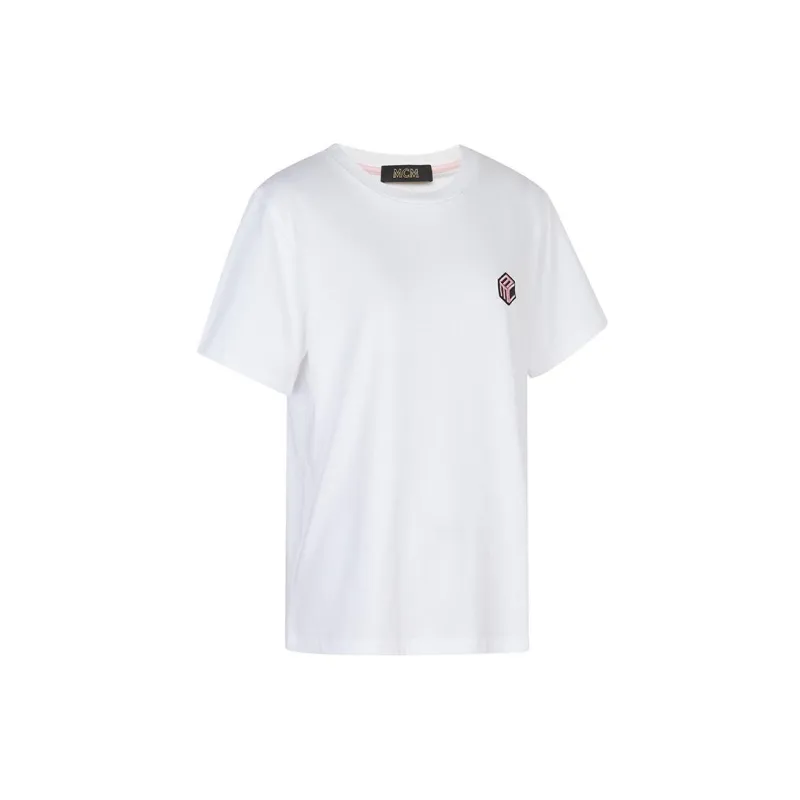MCM T-Shirts Men White-2