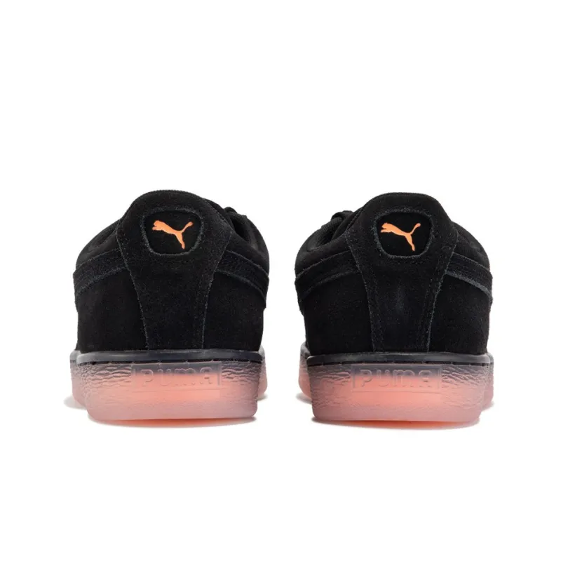 PUMA Suede Translucent 'Black Pink Red'-4