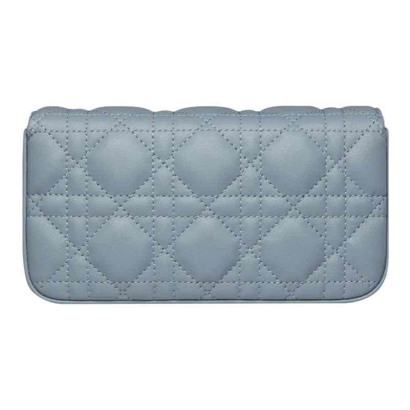 DIOR Lady Dior Sheepskin Handheld Crossbody Bag Shoulder Bag Women's Powder Blue-2